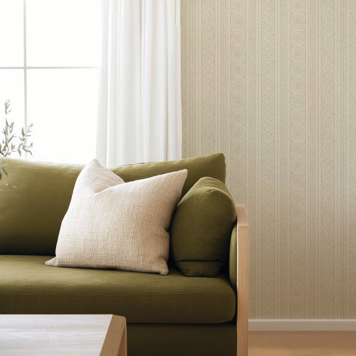 Image of Batik in Sand Wallpaper