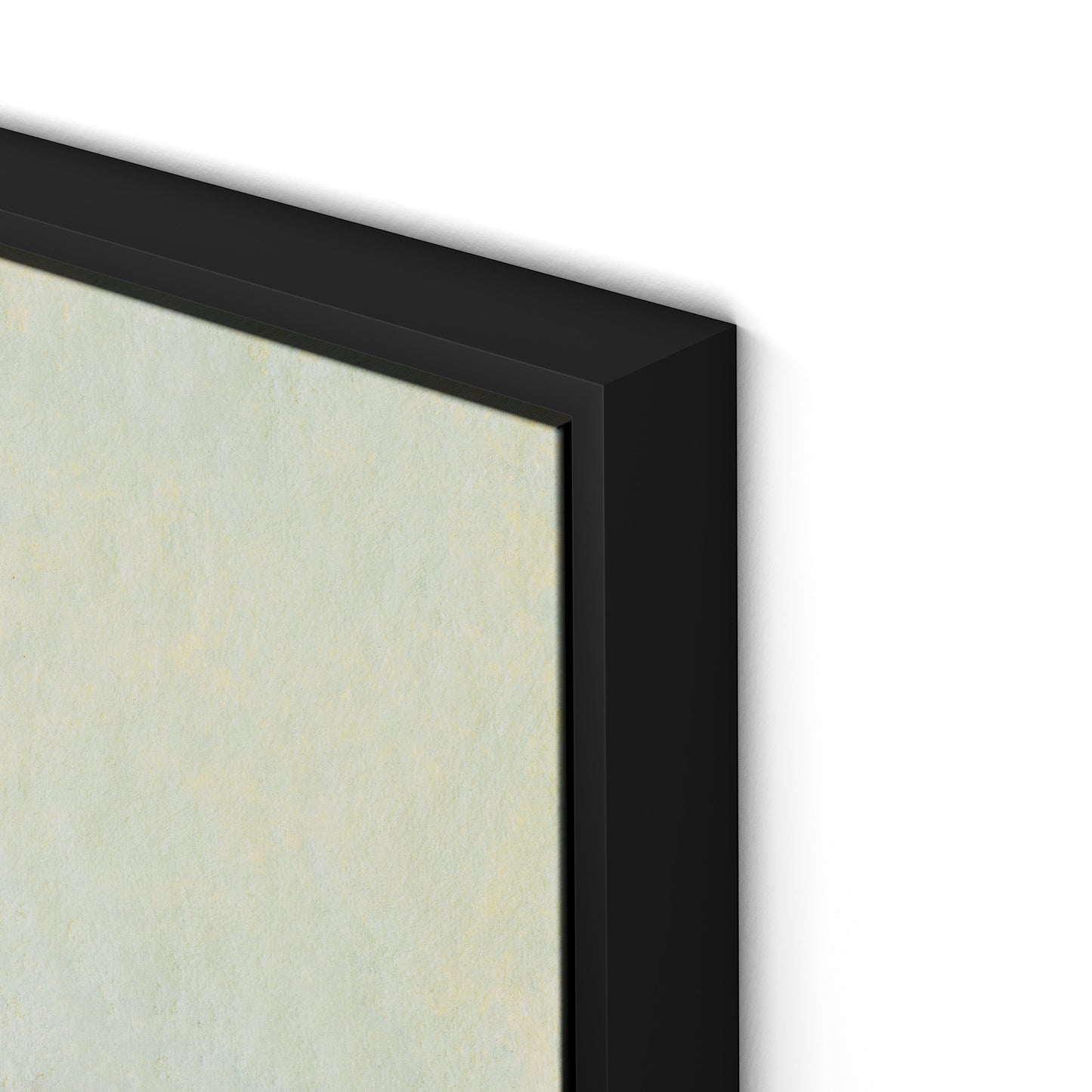 Vale Canvas Floater Framed / 32 x 22 in / Black