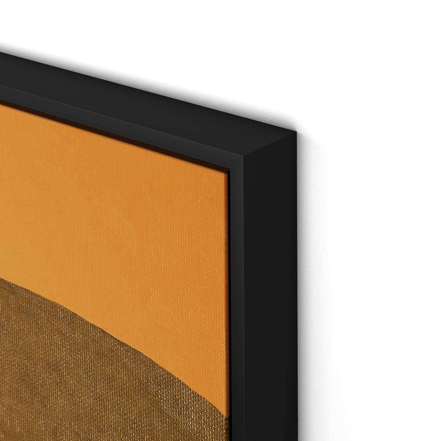 Stay Bright Canvas Floater Framed / 32 x 32 in / Black