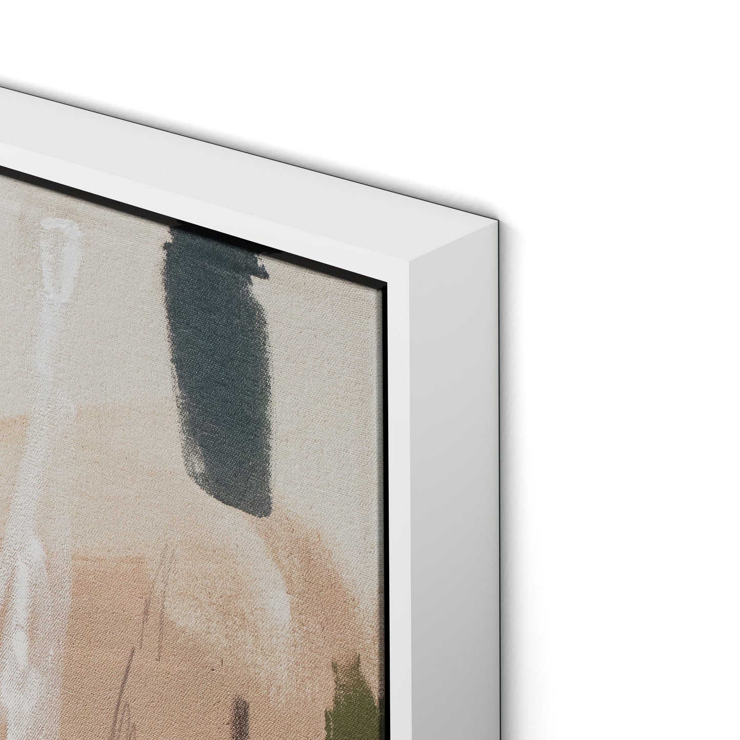 Girls Just Wanna Have Fun Canvas Floater Framed / 32 x 32 in / White