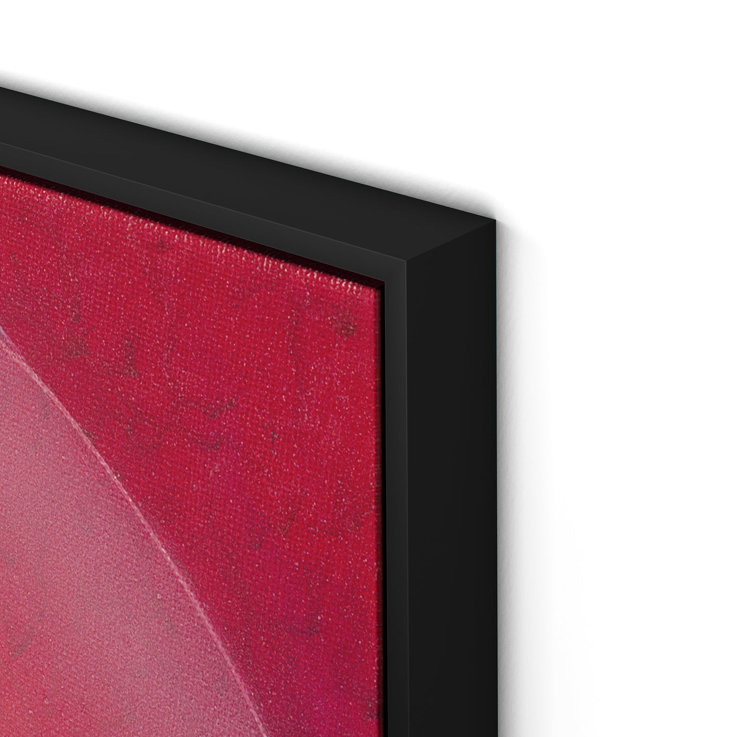 Rose III Canvas Floater Framed / 32 x 32 in / Black