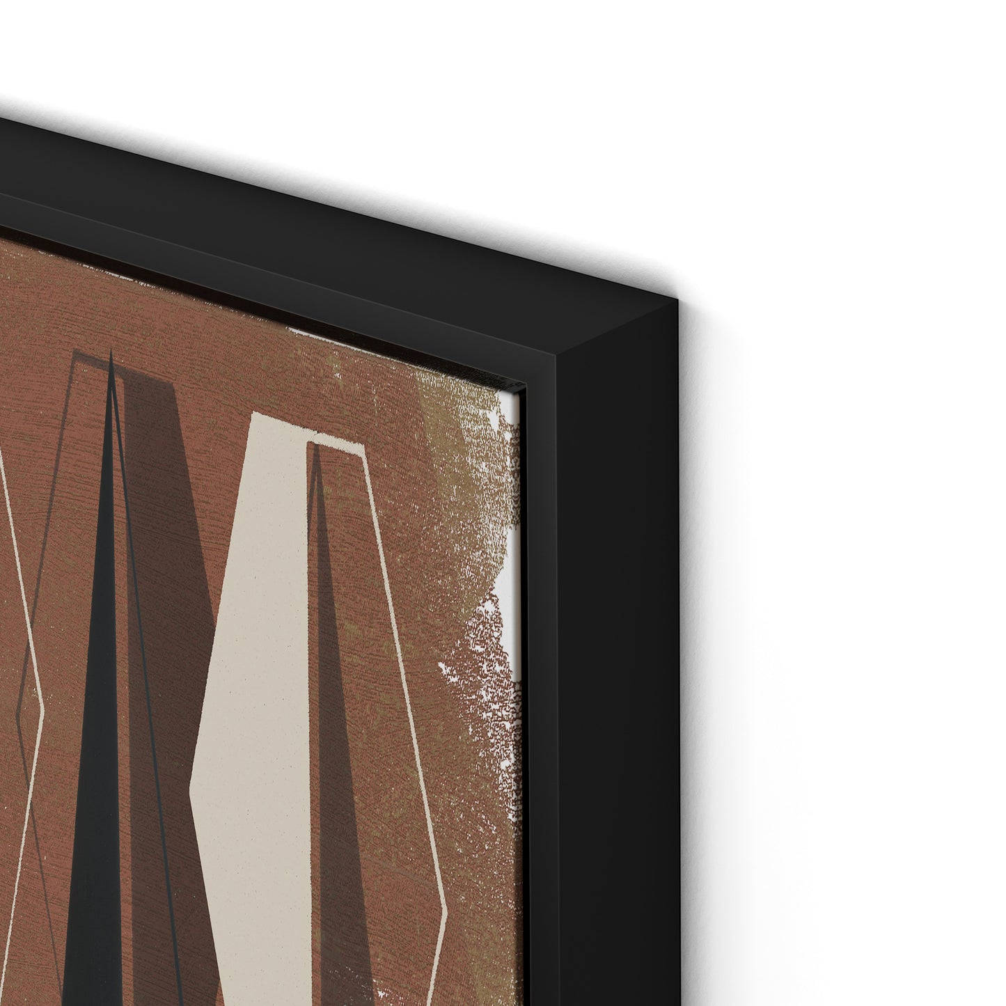 Ample Protection Canvas Floater Framed / 24 x 32 in / Black