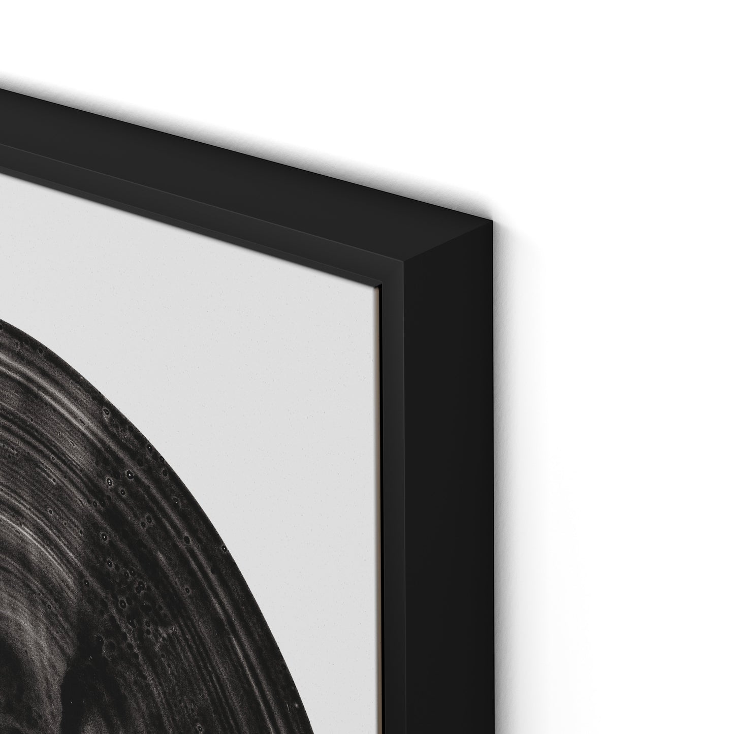 Flow Canvas Floater Framed / 24 x 32 in / Black