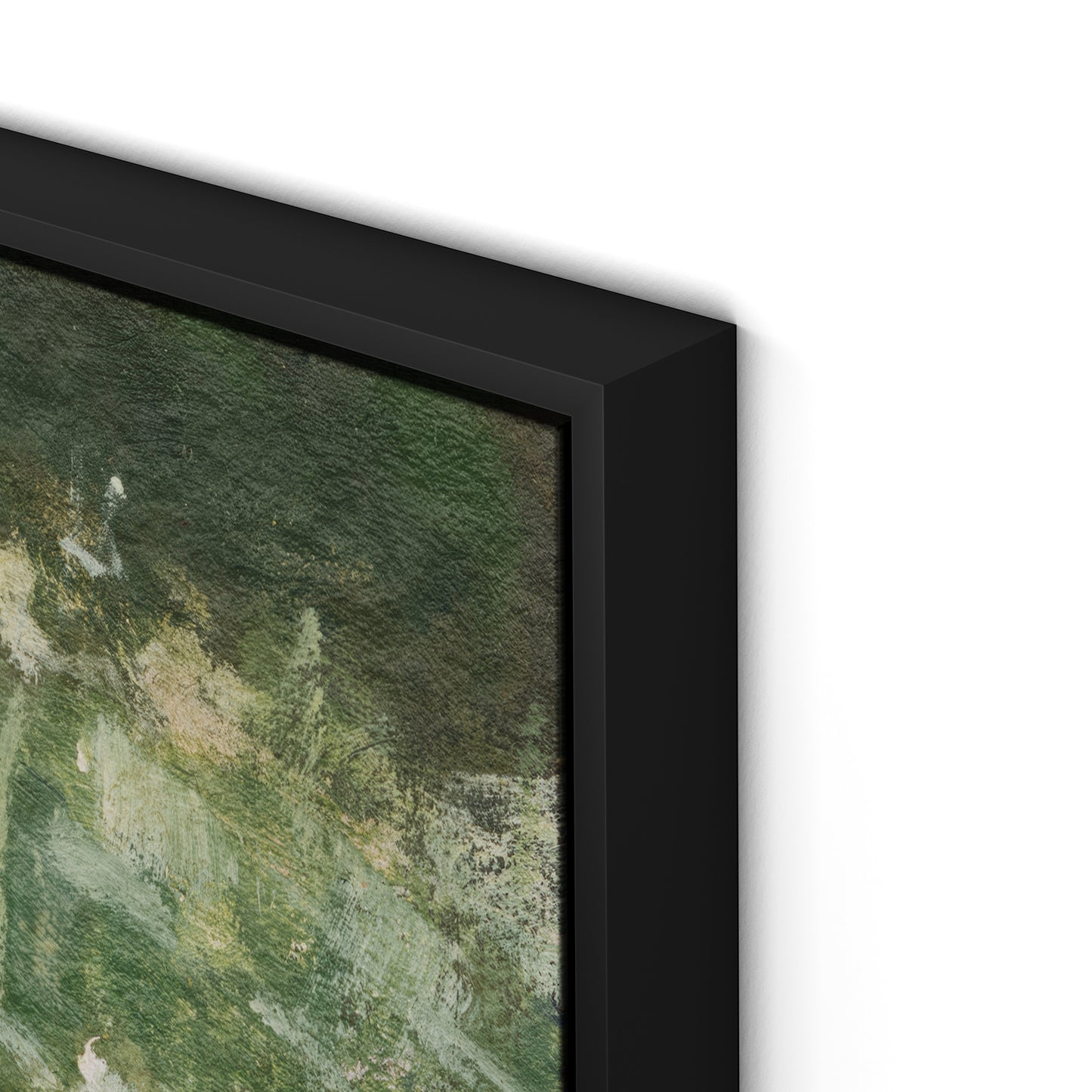 Tapestry III Canvas Floater Framed / 24 x 32 in / Black