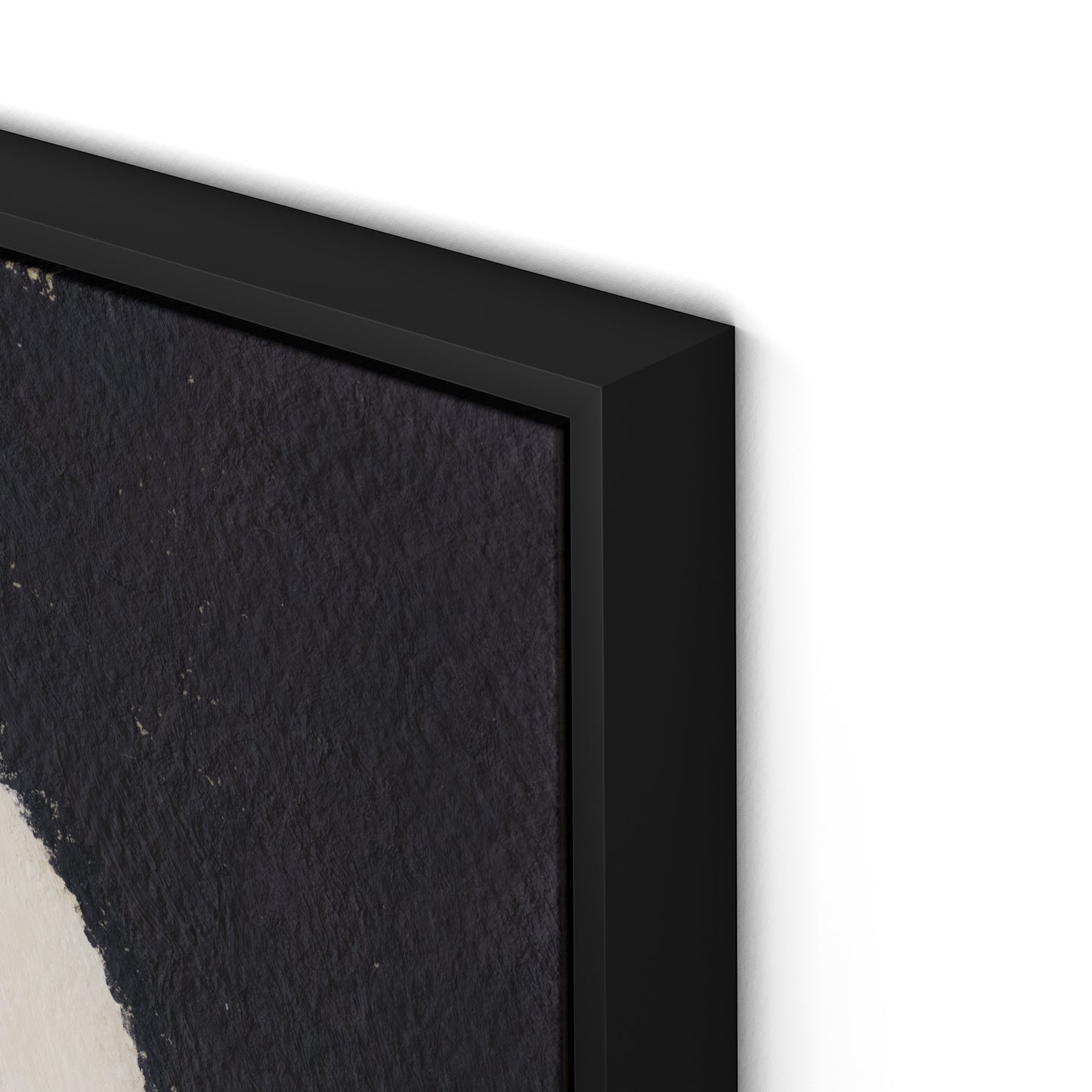 Vignette IV Canvas Floater Framed / 24 x 32 in / Black