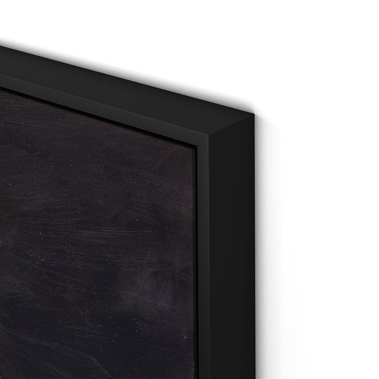 Pink Peony Canvas Floater Framed / 24 x 32 in / Black