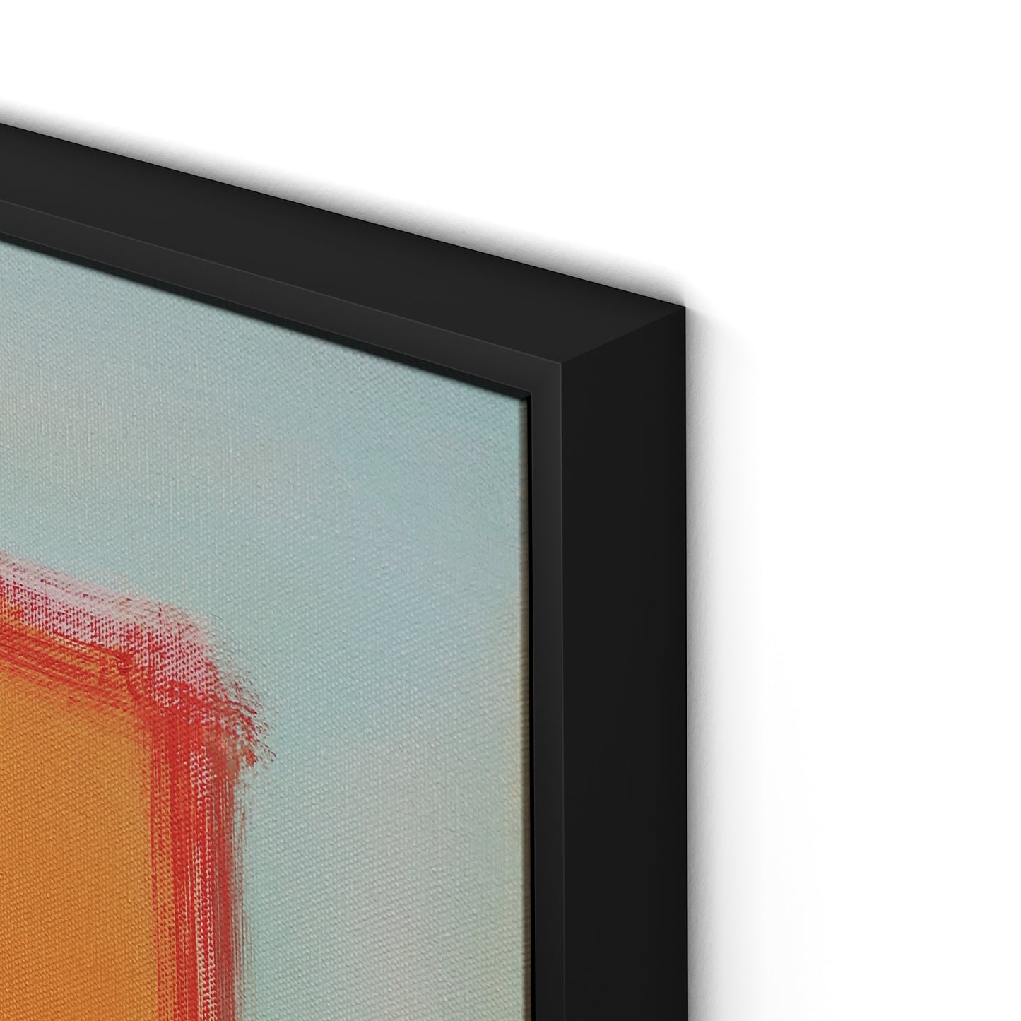 Figures in a Souk B Canvas Floater Framed / 24 x 32 in / Black