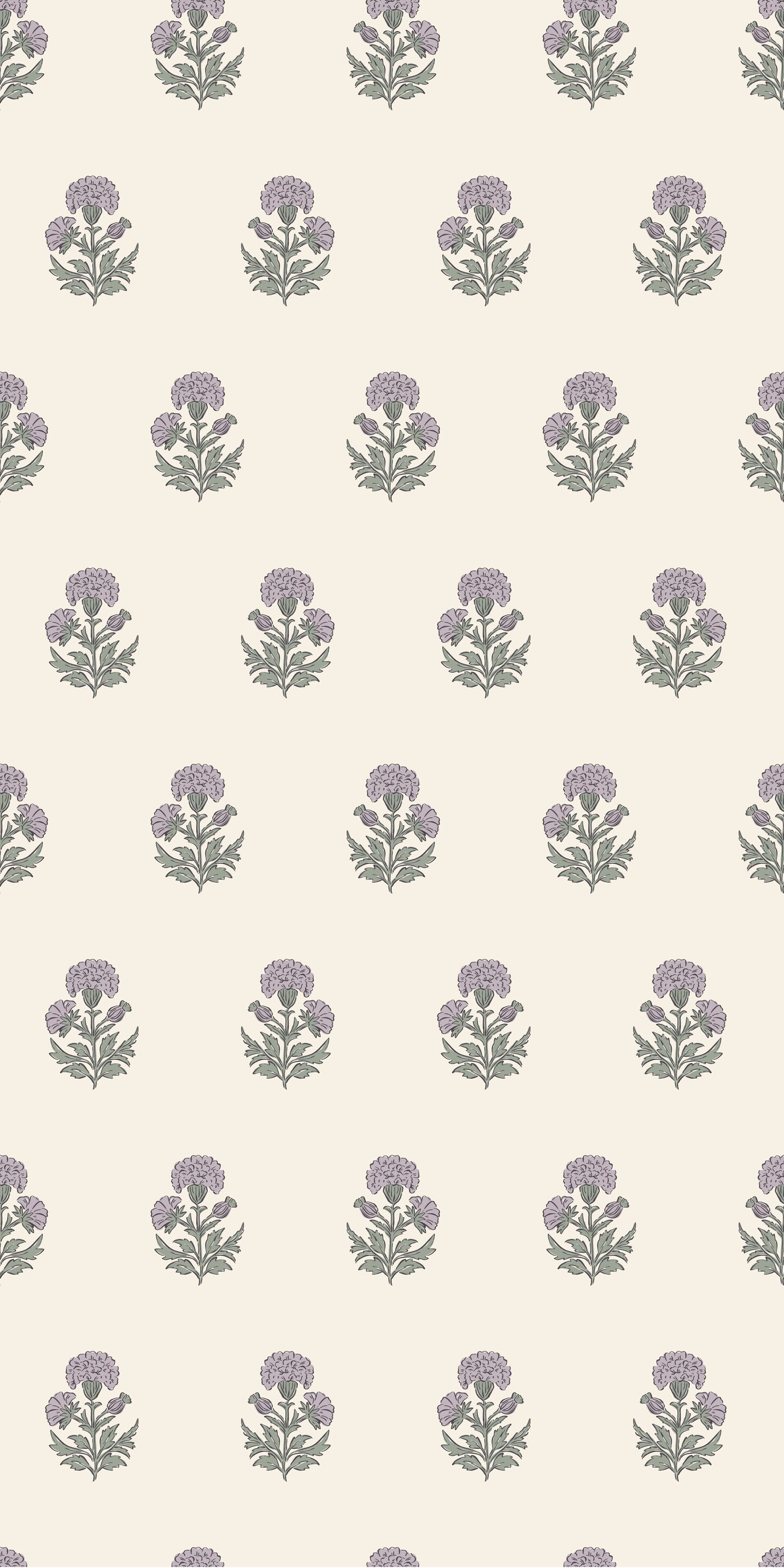 Marigold Block Print