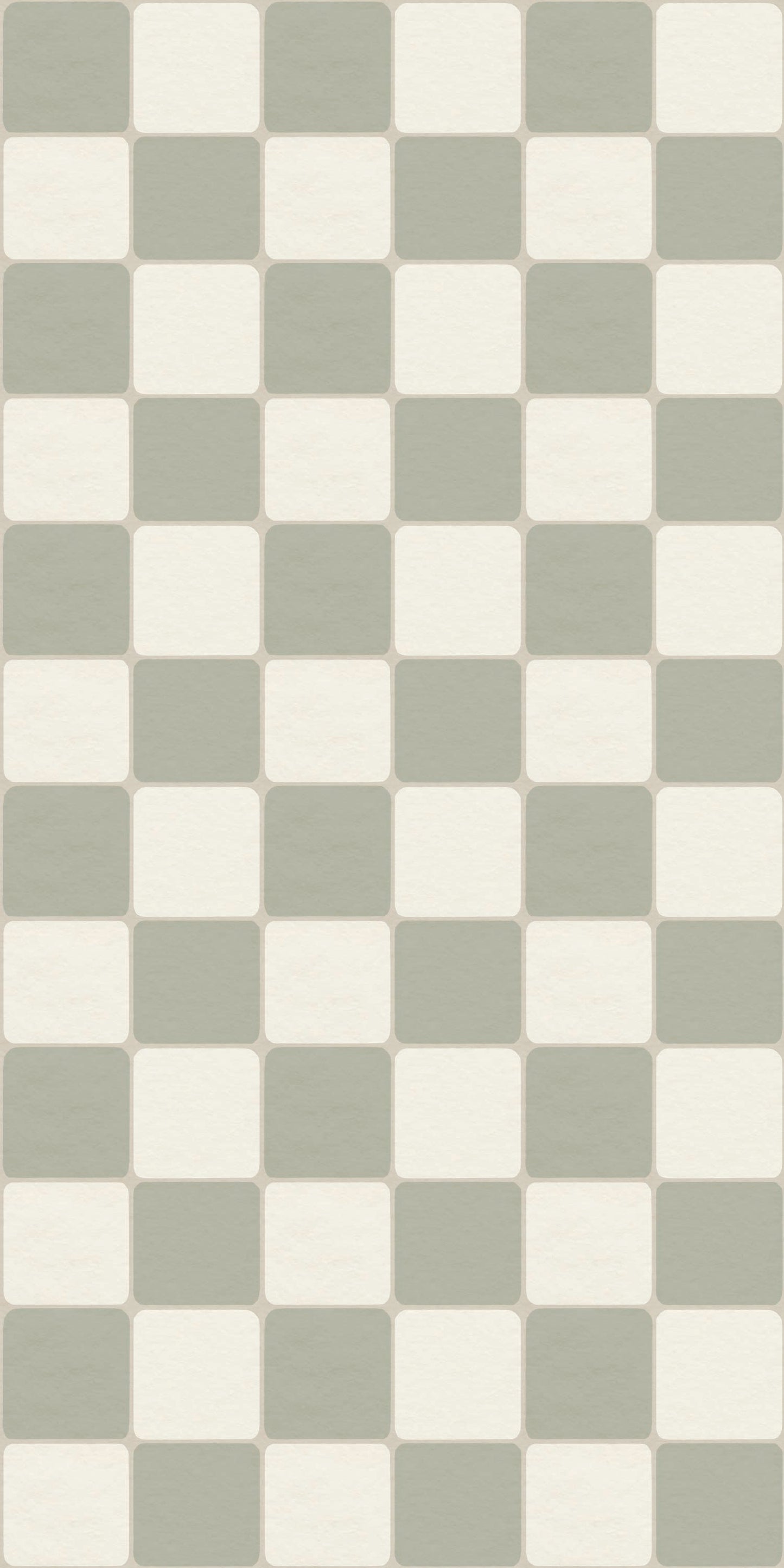 Vintage Check Tile Decal