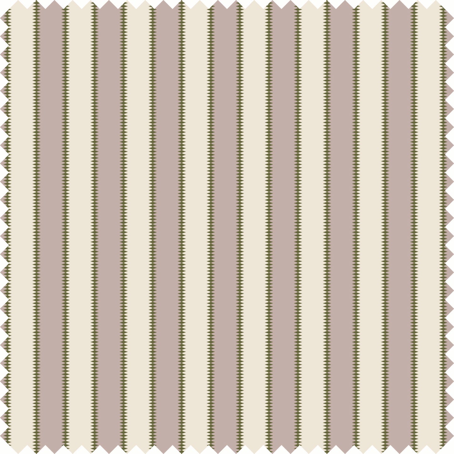 Wilder Stripe Sheer Fabric Fabric in Mauve/Green