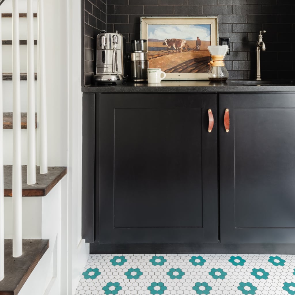 Hexagon Tile Decals Tile/Flooring in Teal