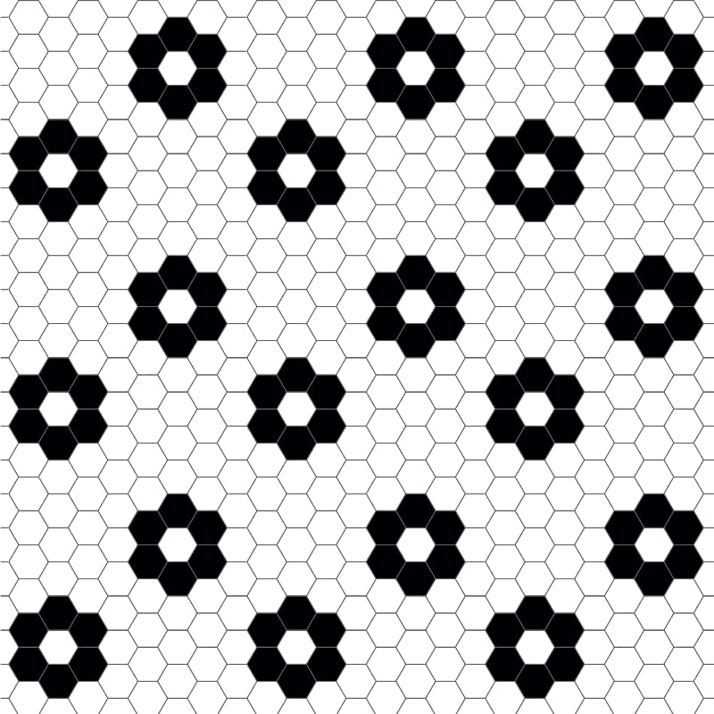 Hexagon Tile Decals