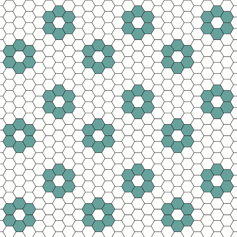 Hexagon Tile Decals