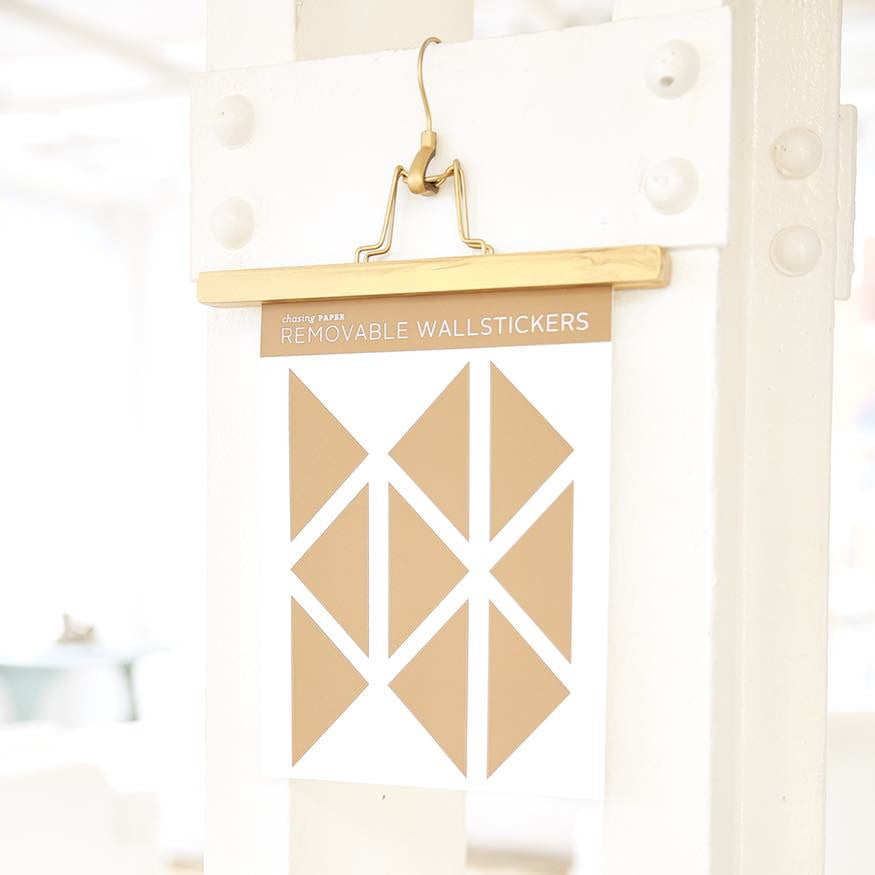 Triangle Wall Stickers - Chasing Paper