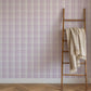 Image of Ombre Plaid in Lilac Wallpaper