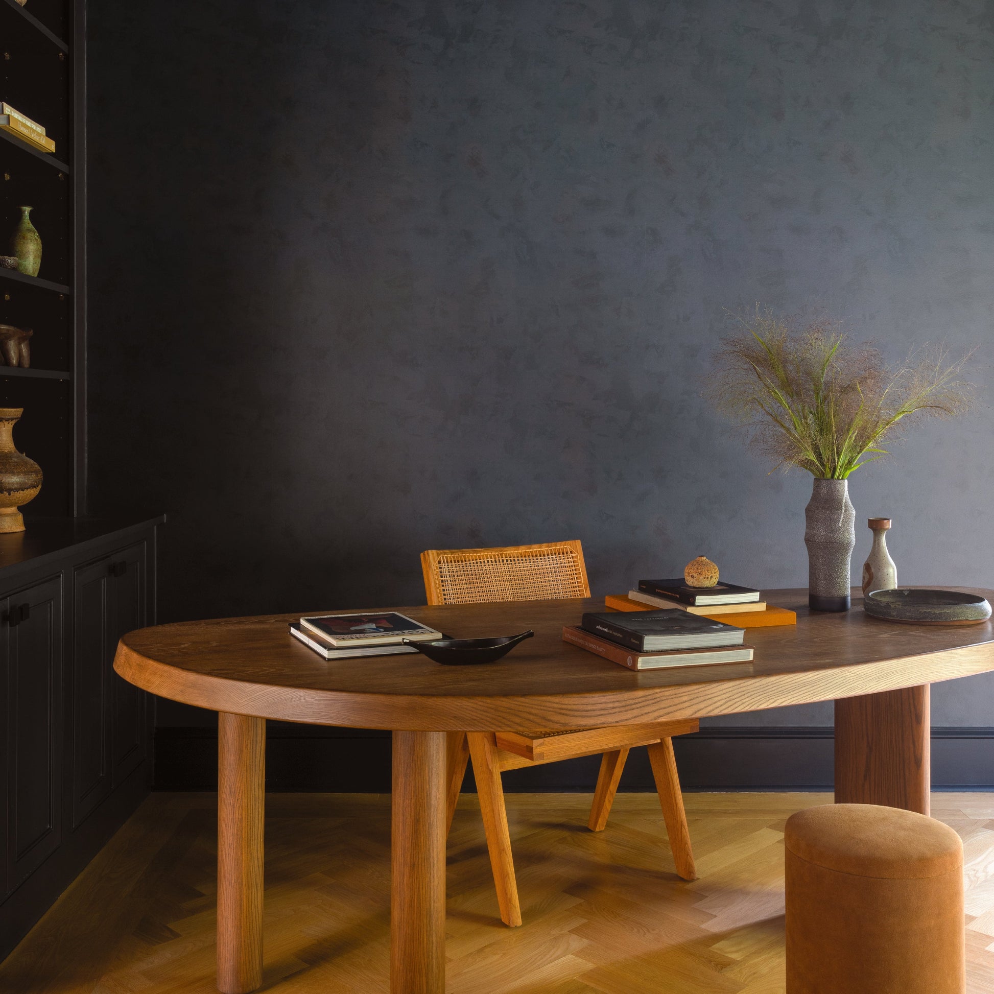 Image of Earthy Texture in Midnight Wallpaper
