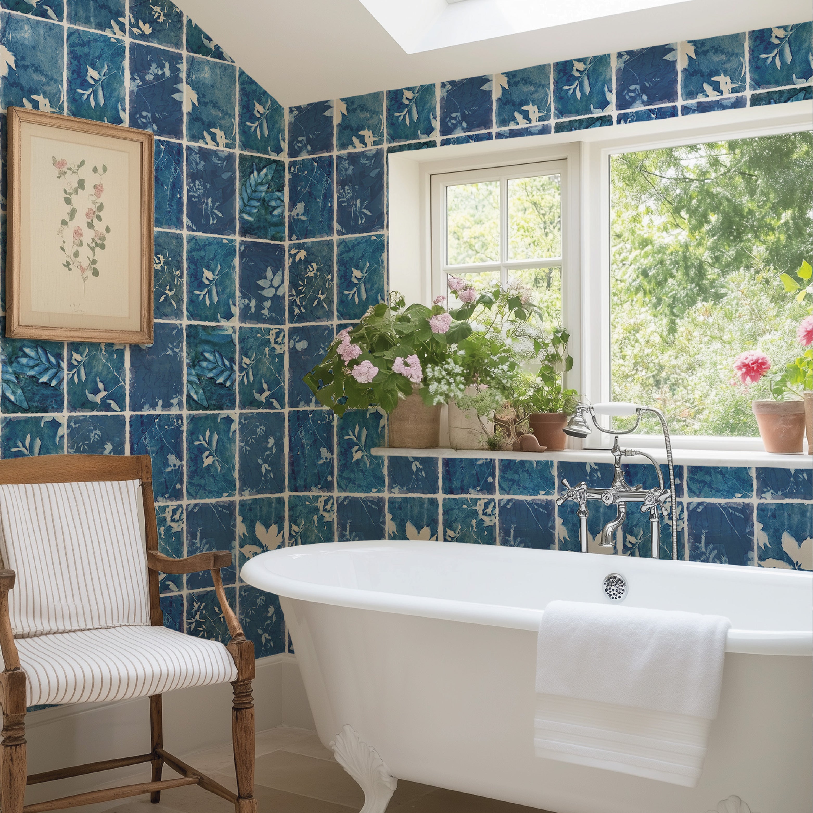Cyanotype Grid – Chasing Paper