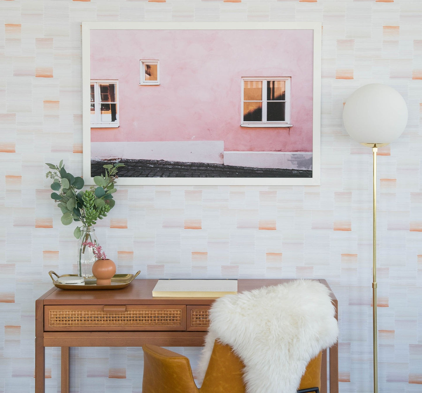 Image of Dusk in Blush Wallpaper