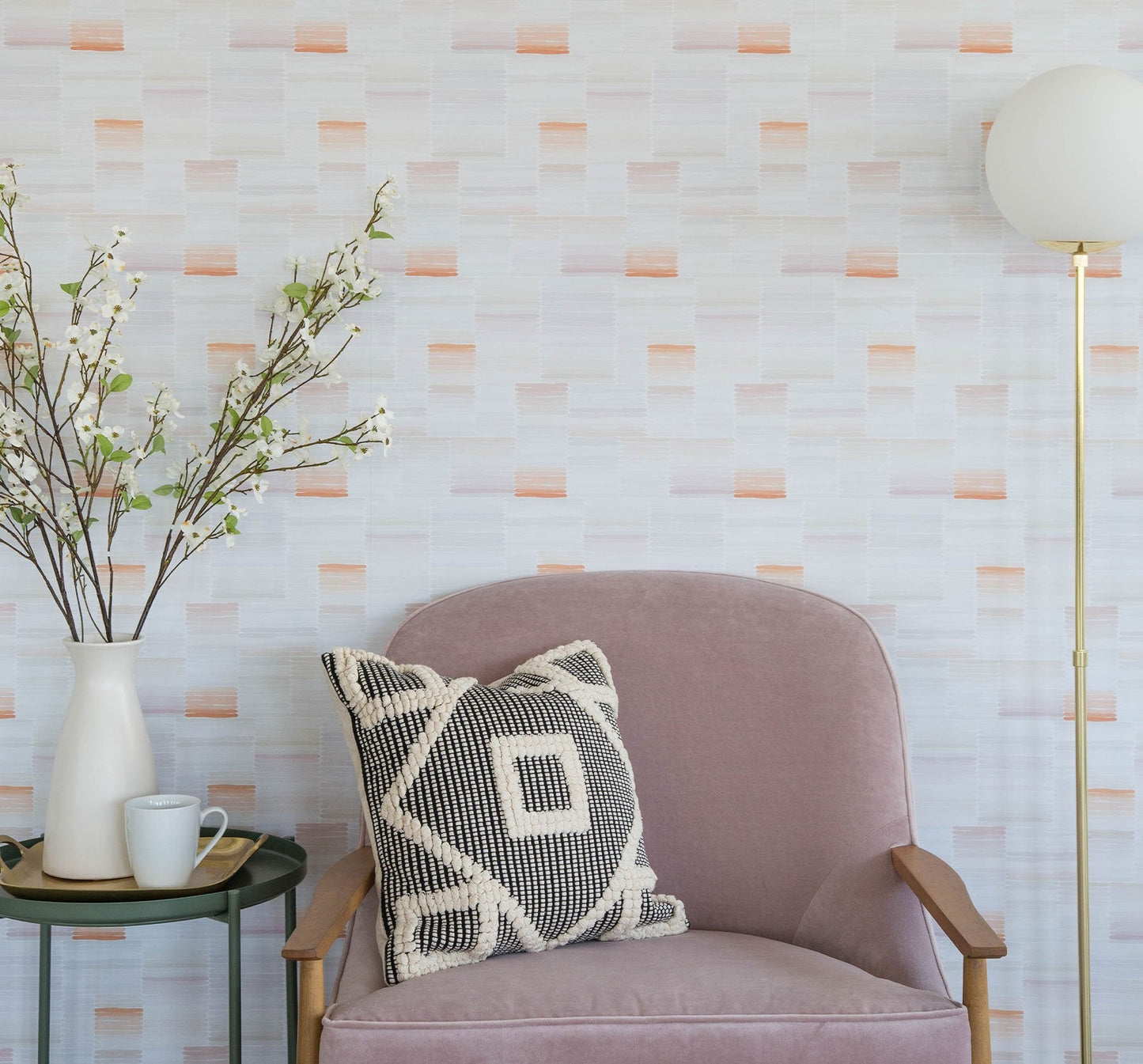 Image of Dusk in Blush Wallpaper
