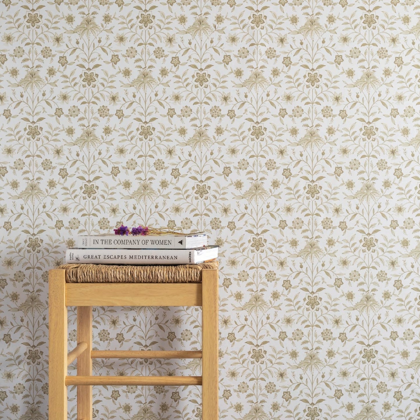 Image of Jaal in Tan Wallpaper