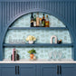 Image of New York in Blue Green Wallpaper