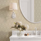 Image of Petite Damask in Sand Wallpaper