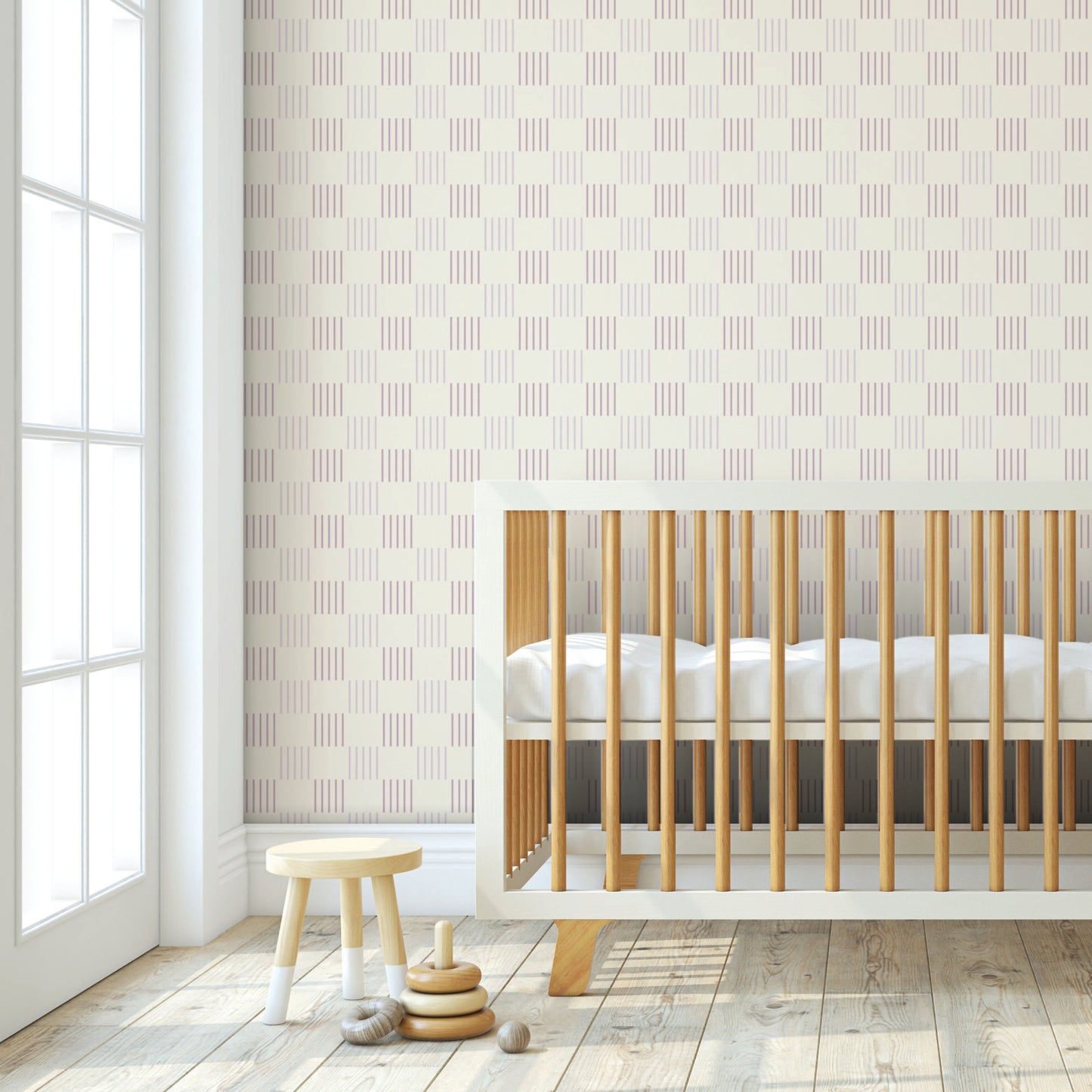 Image of Checkmate in Purple Wallpaper