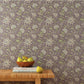 Image of Market Floral in Mauve Wallpaper