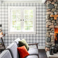 Image of Big Gingham in Grey Wallpaper