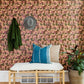 Image of Petit Twigs in Olive Wallpaper