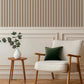 Simple Stripe in Mocha wallpaper.