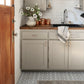Kitchen decorated with Stepping Stone Tile Decals Tile/Flooring in Grey