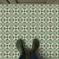 Quilt Block Tile Decal Tile/Flooring in Forest