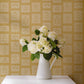 Image of Vintage Frame in Canary Wallpaper
