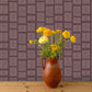 Image of Vintage Frame in Plum Wallpaper