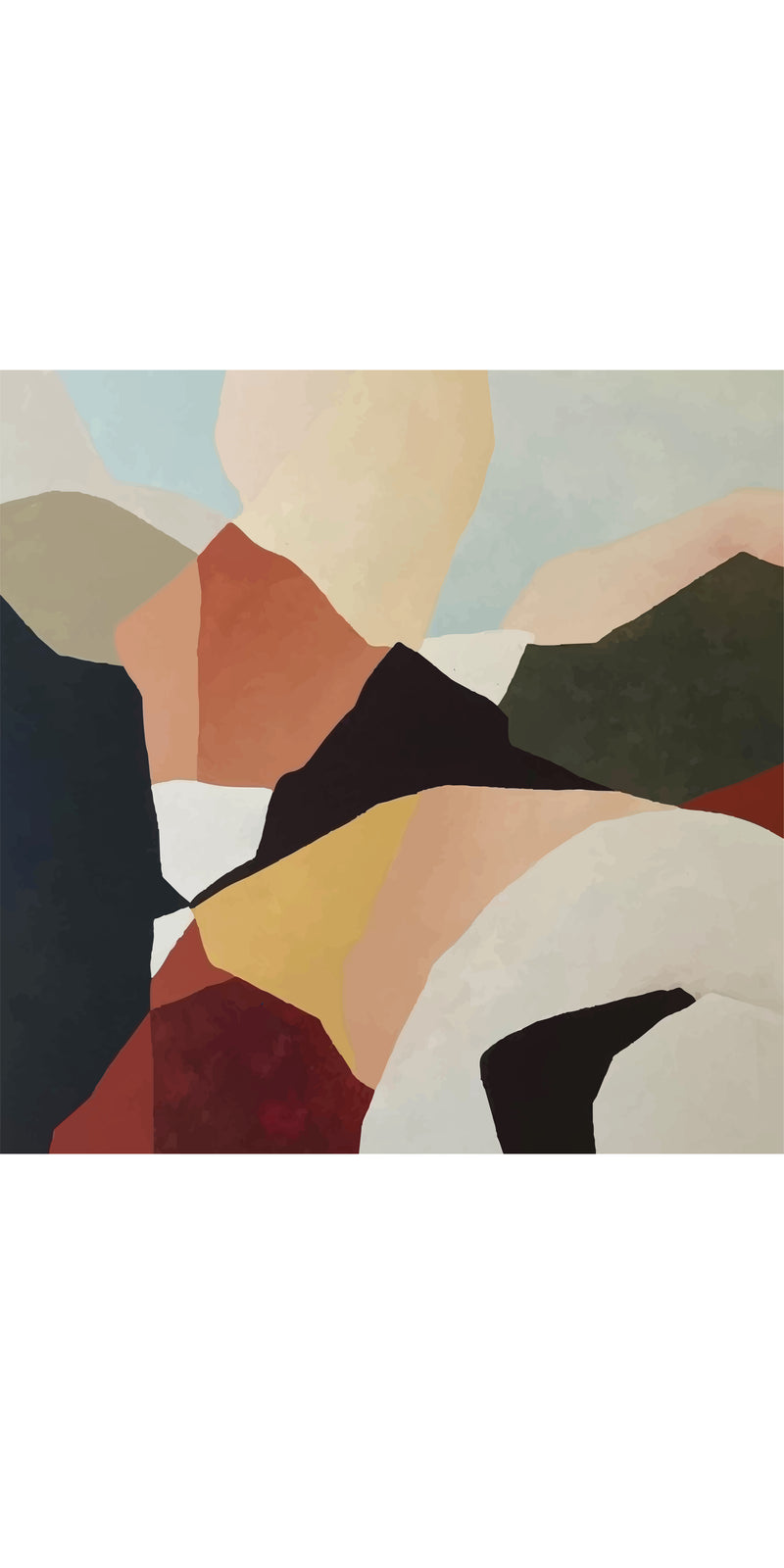 Abstract Landscape in Multi color