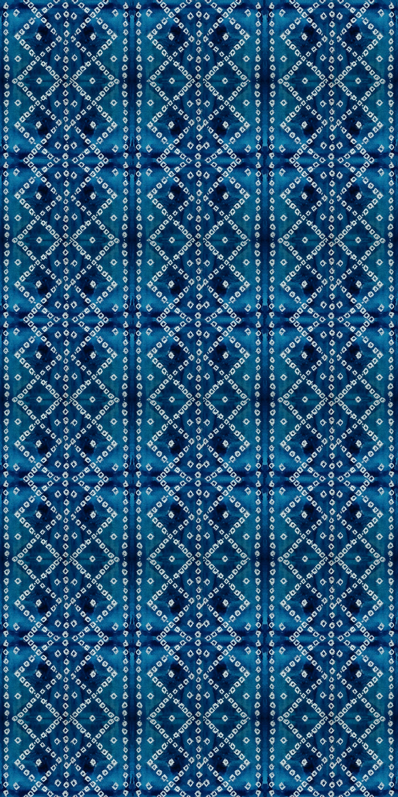Ajrak in Indigo color