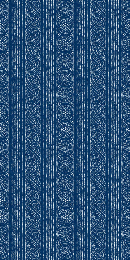 Image of Batik in Blue Wallpaper