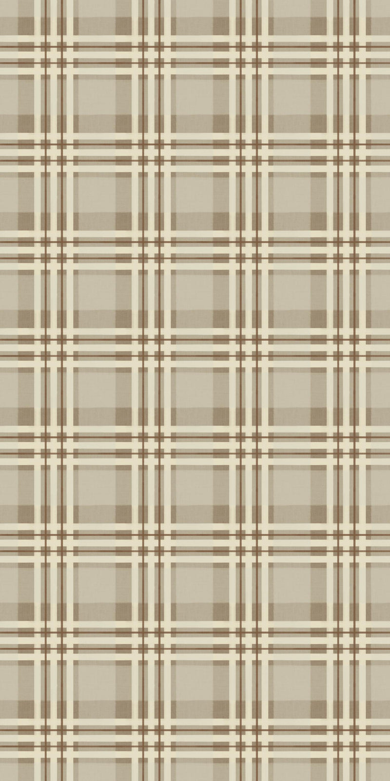 Bend Plaid in Mushroom color