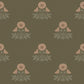 Blooming Poppies Wallpaper in Green/Blush