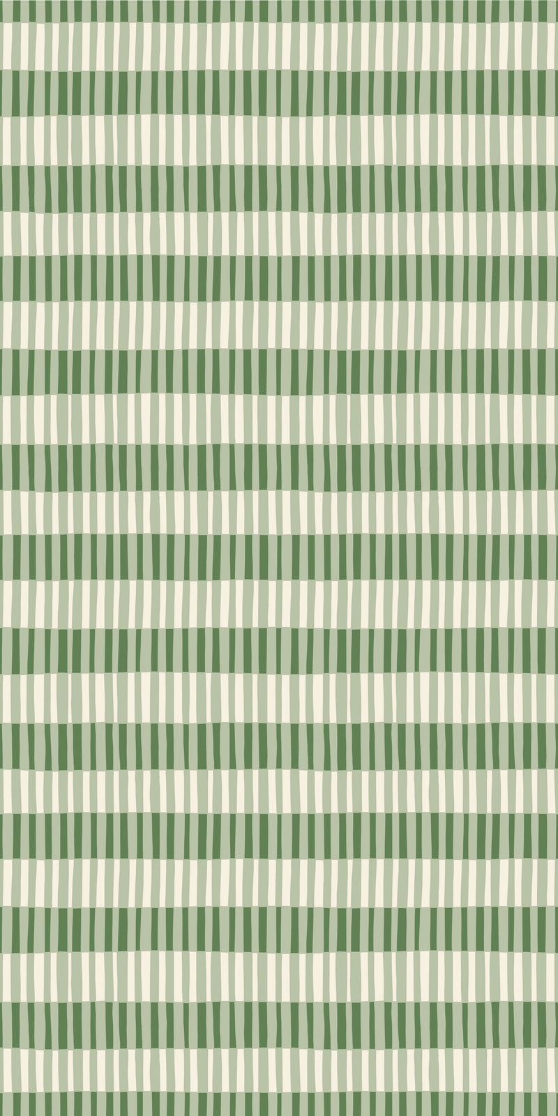 Broken Stripe in Green color