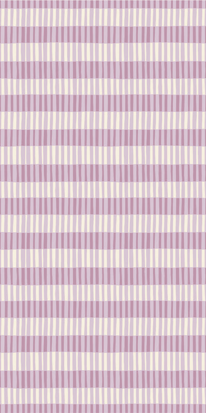 Image of Broken Stripe in Purple Wallpaper