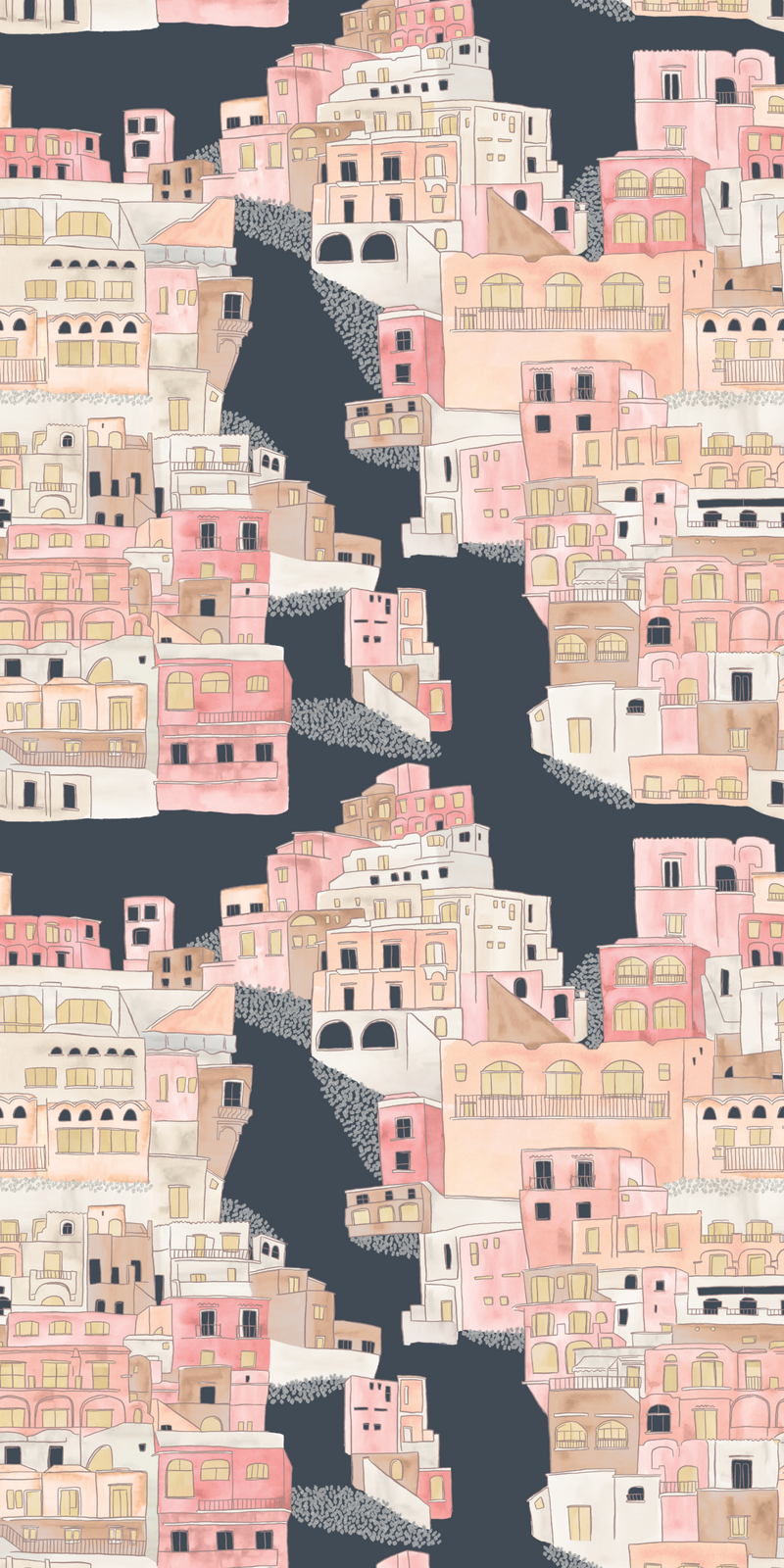 Cliffside in Nighttime color