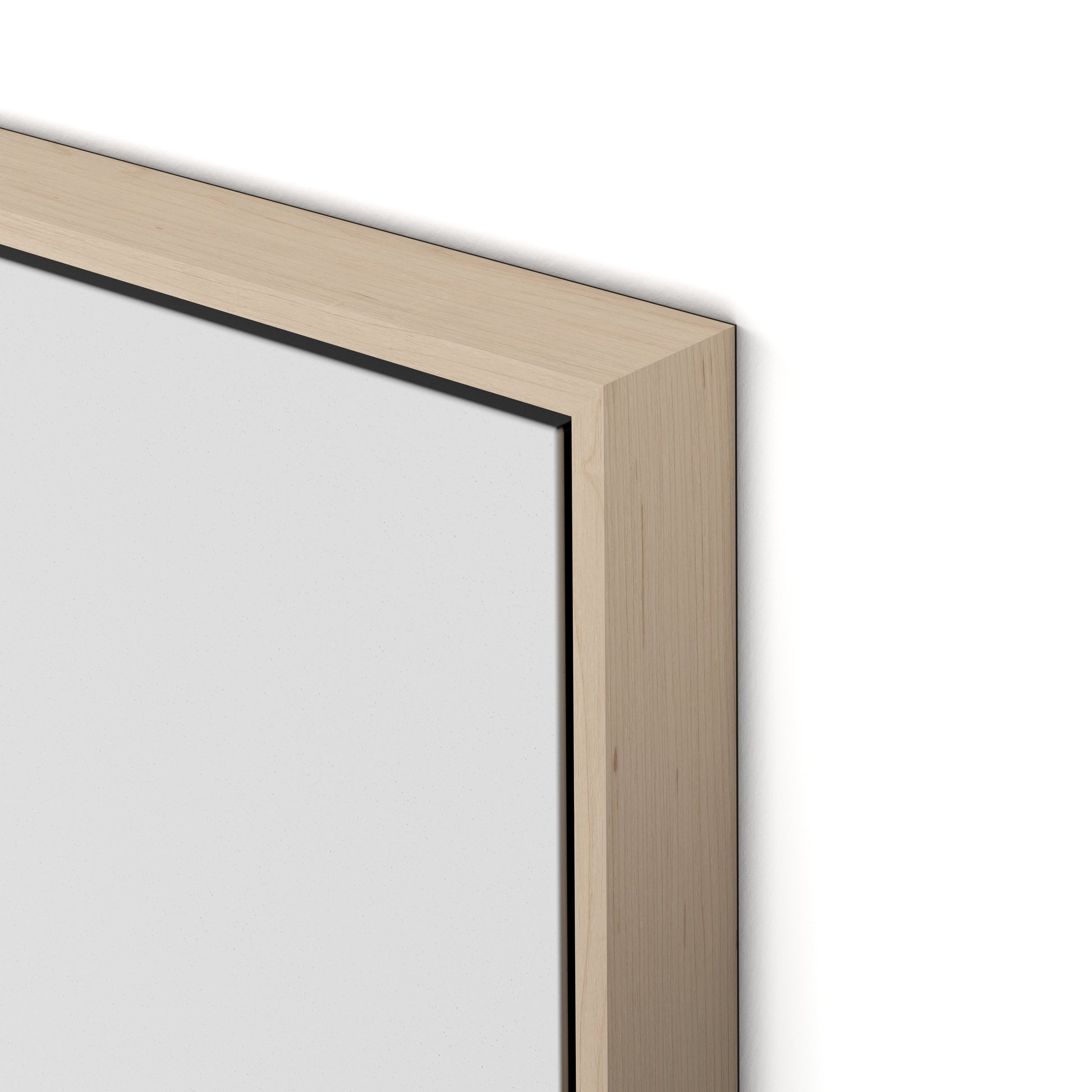 Bear Canvas Floater Framed / 32 x 22 in / Natural Maple