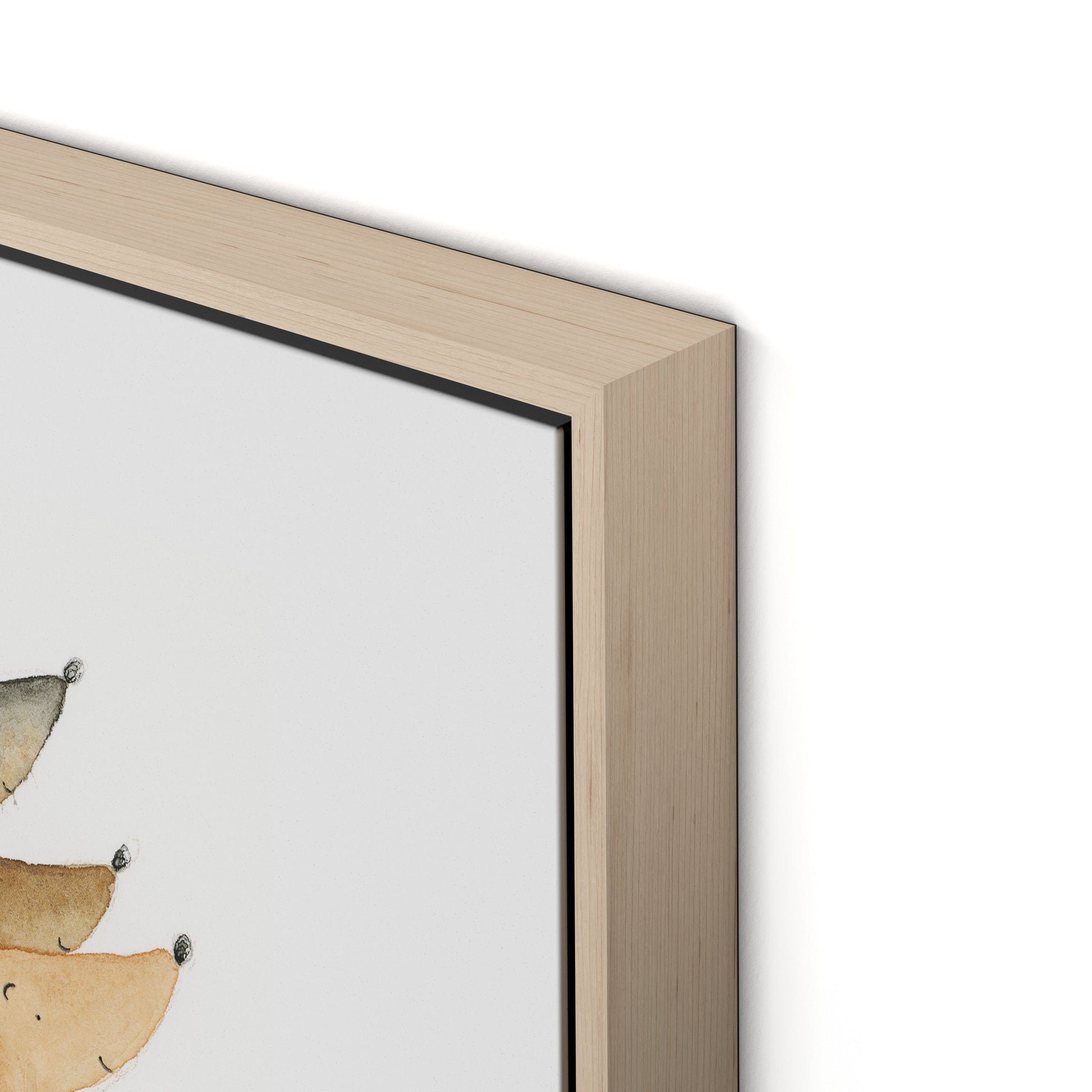 Dox French Canvas Floater Framed / 24 x 18 in / Natural Maple