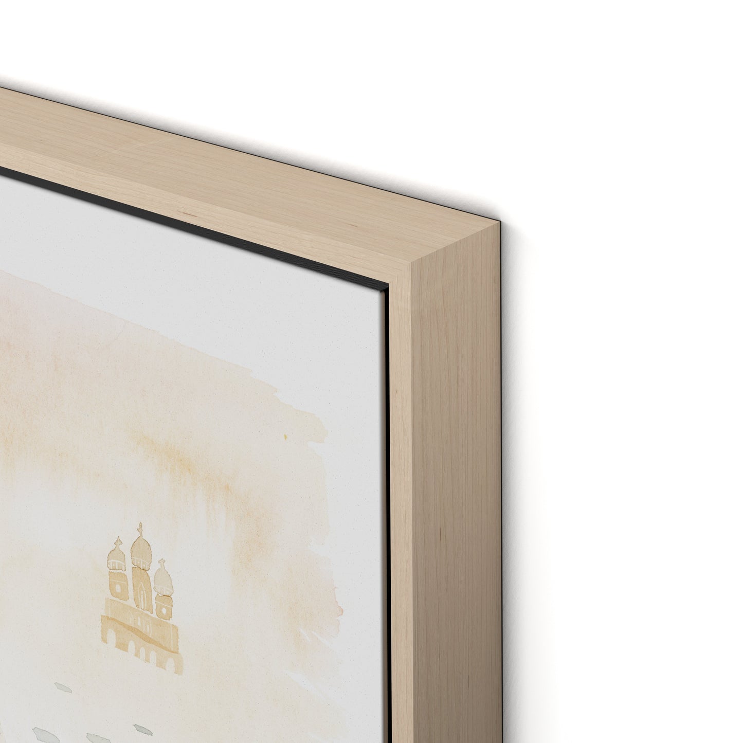 Trex Paris Canvas Floater Framed / 32 x 21 in / Natural Maple