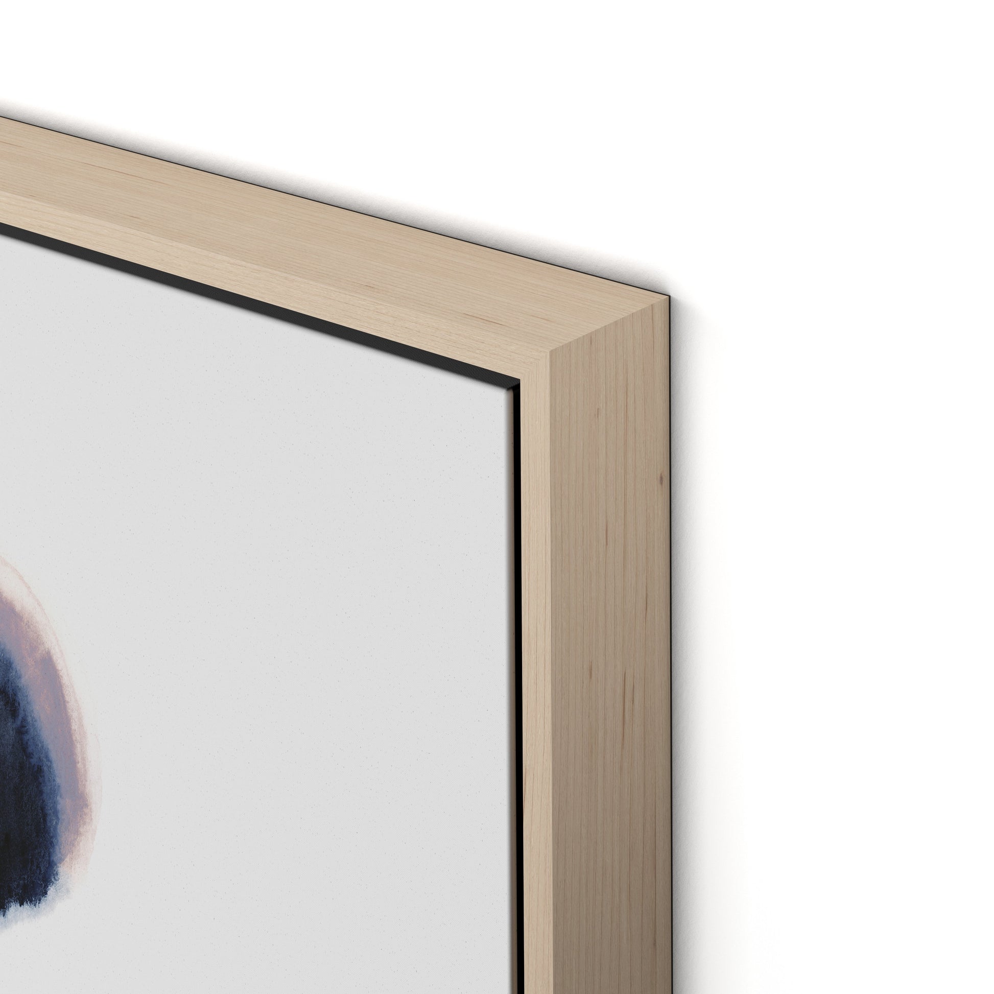 Crystal Canvas Floater Framed / 32 x 24 in / Natural Maple