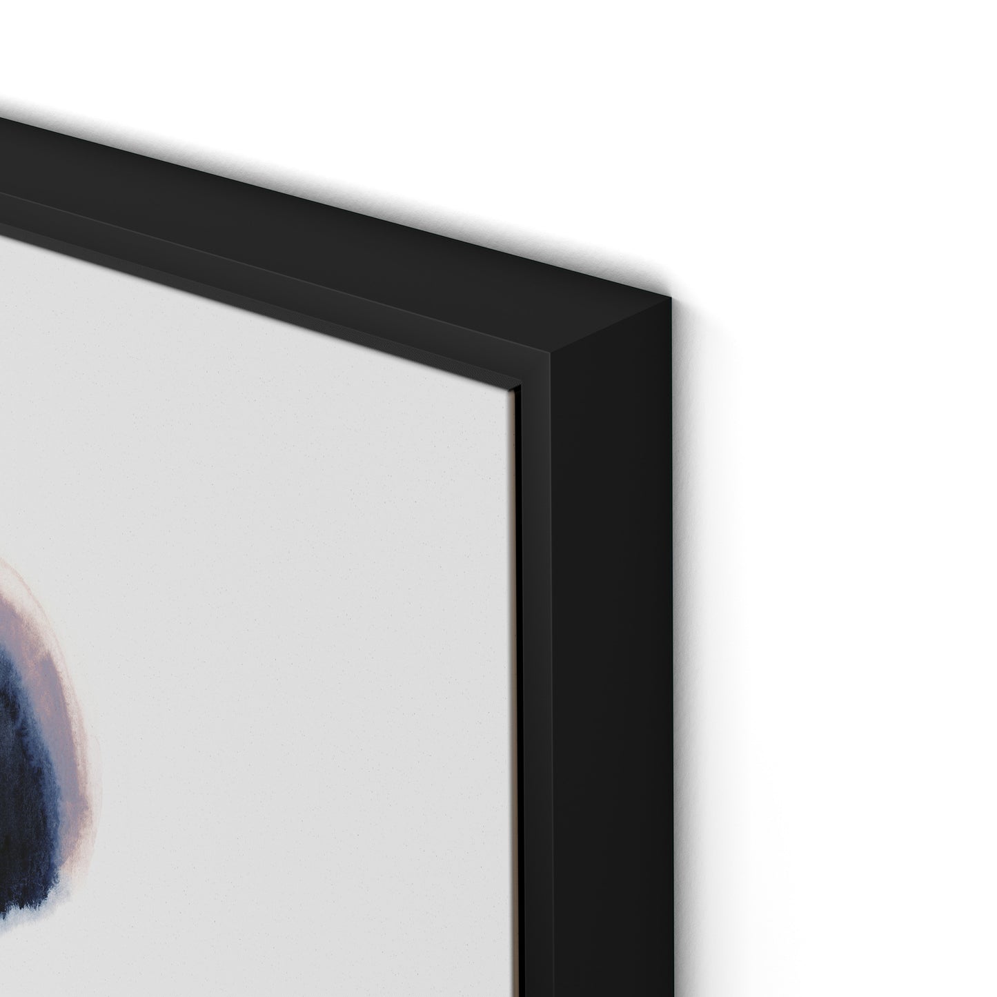 Crystal Canvas Floater Framed / 32 x 24 in / Black