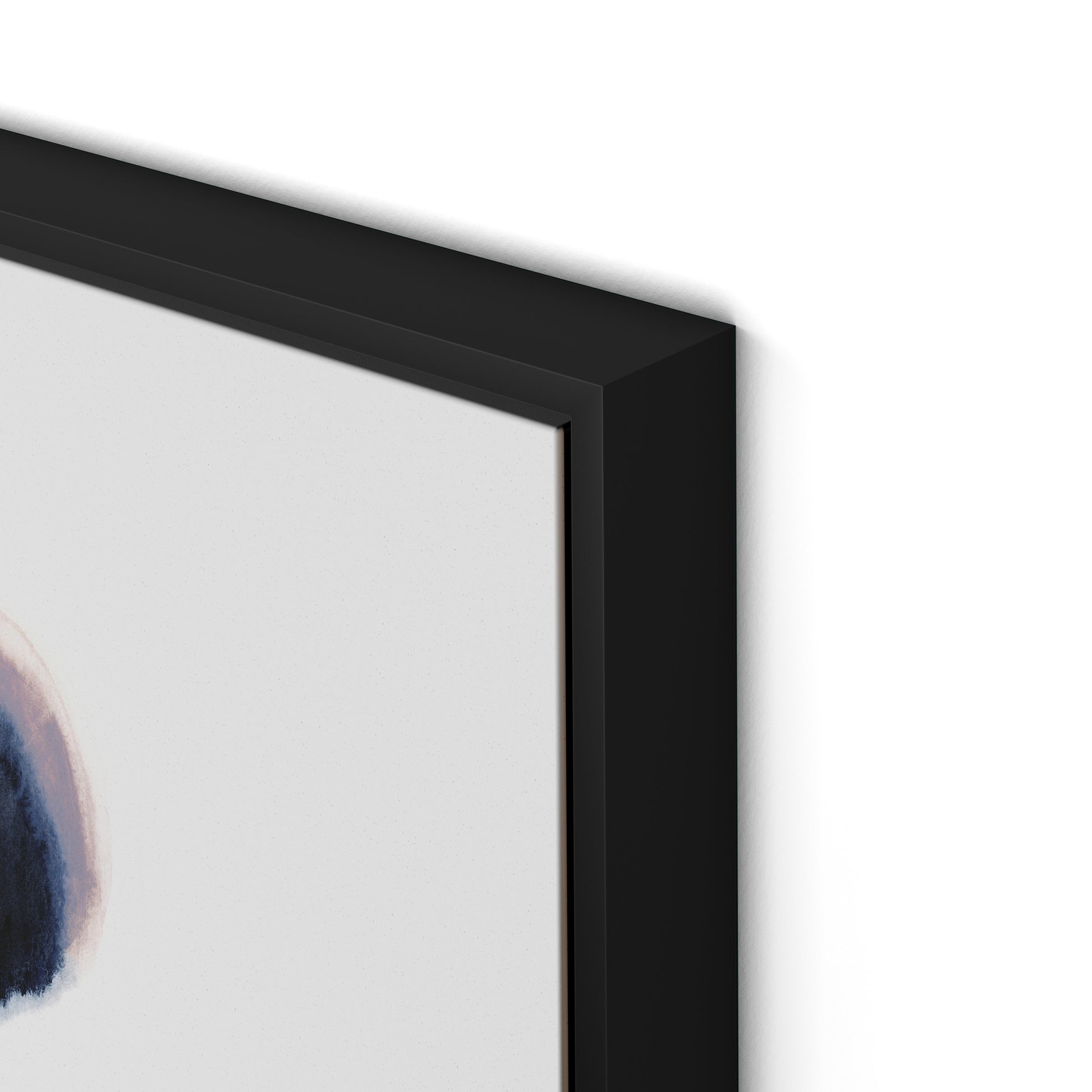 Crystal Canvas Floater Framed / 32 x 24 in / Black