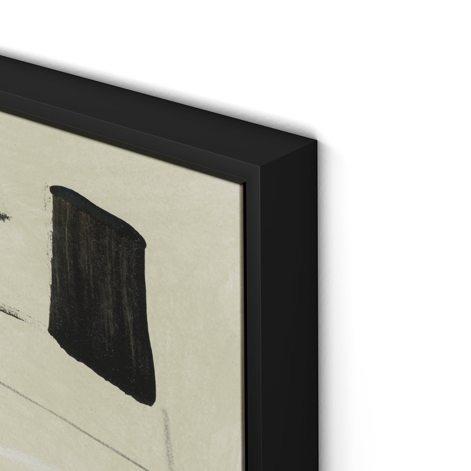 Combine Canvas Floater Framed / 32 x 24 in / Black